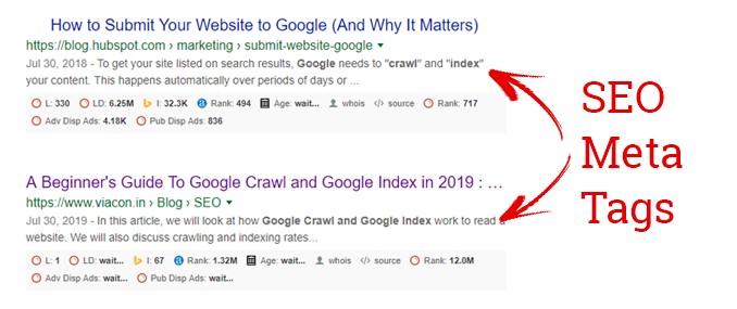 Thẻ meta tốt cho SEO