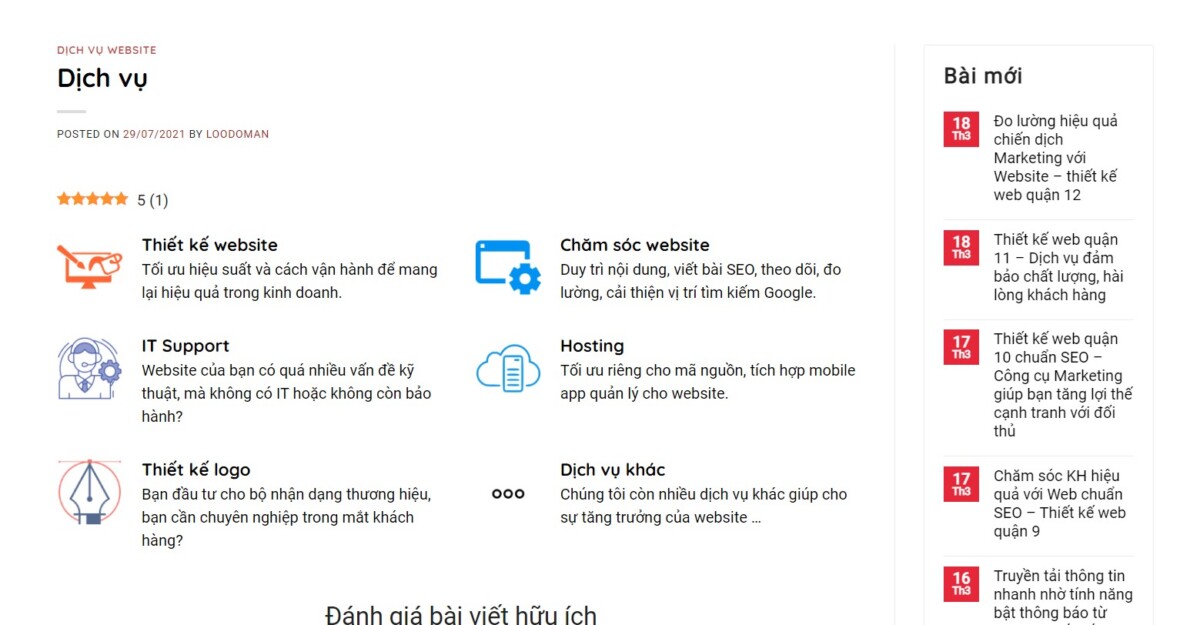 thiết kế web quận Phú Nhuận